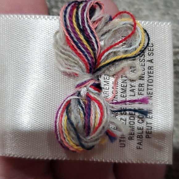 Sleeping on snow anthropologie grey floral fringed open front cardigan - Picture 8 of 9